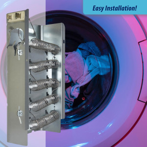 Appli Parts 279838AP Resistencia para Secadora, Reemplazo Whirlpool 279838, Compatible 279837, 3398063, 3398064, 3403585, 8565582, W10724238, para Secadoras Electricas Whirlpool Amana Kenmore Maytag