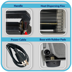 Appli Parts APVCP-311 Bomba de Vacio de 3.0 CFM 1/4 HP 1 etapa 115 V, 60 Hz, para calefaccion, aire acondicionado y sistemas de refrigeracion para aplicaciones domesticas y automotrices 