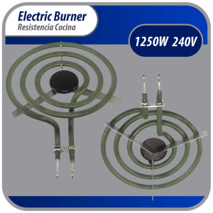 WB30K10002 Appli Parts Surface Burner Heating Element 3 turns, 6 in, 3 turn, 1250 W, 240 V, Replaces GE General Electric SP12YA, WB30K10002, SU201, TS3W6212, 404064, WB30K10005, 5303015716, 316439800, 318372210, WB30T10023, WB30T10075, 2391B, 5304431