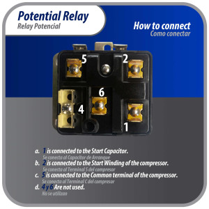 Appli Parts APPR-067 Potential Relay 067, Coil Voltage 420 V, Min Pick up 295 V, Max Pick up 315 V, Max Drop Out 125 V, 50/60 Hz Universal replacement for HVAC and Refrigeration units