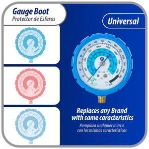 Appli Parts APMG-GBB 2.5 in Blue Protective Gauge Boot for Manifold Gauge Low pressure Appli Parts APMG-GBB 2.5 in Blue Protective Gauge Boot for Manifold Gauge Low pressure