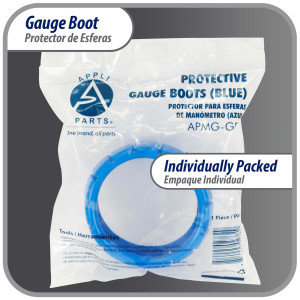 Appli Parts APMG-GBB 2.5 in Blue Protective Gauge Boot for Manifold Gauge Low pressure Appli Parts APMG-GBB 2.5 in Blue Protective Gauge Boot for Manifold Gauge Low pressure