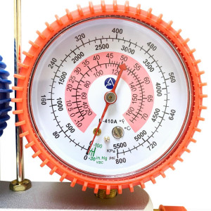 Appli Parts APMG-A1A36S R410A Manifold Gauge Set, Aluminum Body with Sight-glass Includes 36 in long, 5/16 in SAE Red/Blue, 1/4 in SAE Yellow Hose Set Appli Parts APMG-A1A36S R410A Manifold Gauge Set, Aluminum Body with Sight-glass Includes 36 in long, 5/16 in SAE Red/Blue, 1/4 in SAE Yellow Hose Set