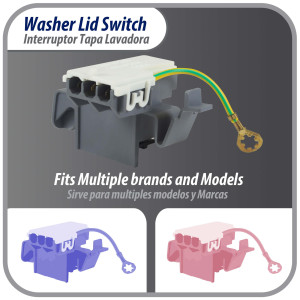 8318084 Appli Parts Washing Machine Lid Switch Compatible with Whirlpool and Others AP3180933, PS886960, WP8318084, AP6012742, ES8084, PS11745957, TJ90ES8084