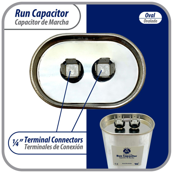 Condensatore Di Marcia 15 µF 370/450V AC Per Climatizzatori – Appli Parts G0327.15