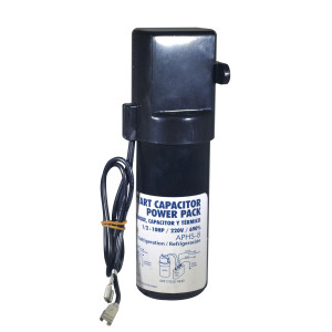 Appli Parts APHS-8 Relay de Arranque, Capacitor y Termico amplificador de potencia para aire acondicionado de 1/12-10 HP y compresores de 110-220 Voltios 1 Ph hasta 690 porciento de torque
