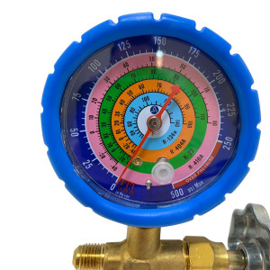 Appli Parts APMG-A3L Manometro Sencillo Baja presion R134/R22/R404/R410 analogo con escala de temperatura en Fahrenheit y conexiones de 1/4 de pulg Appli Parts APMG-A3L Manometro Sencillo Baja presion R134/R22/R404/R410 analogo con escala de temperatura en Fahrenheit y conexiones de 1/4 de pulg