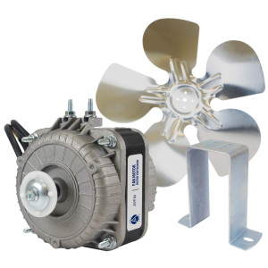 Appli Parts APFM-161E 16W refrigeration condenser and evaporator motor 115V 60Hz 0.95A 1450rpm includes base and 10in aluminum Fan Blade CCW shaft end Universal fit Appli Parts APFM-161E 16W refrigeration condenser and evaporator motor 115V 60Hz 0.95A 1450rpm includes base and 10in aluminum Fan Blade CCW shaft end Universal fit