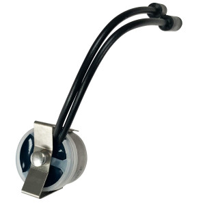 Appli Parts APBT-L40C Bimetal Termico 2 Cables Abre a 4C y Cierra a -7C, con clip, cables de colores negro y negro, Referencia BIM-316 / Termodisco