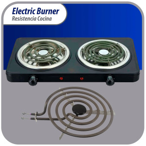Appli Parts WB30X253 Surface Burner Heating Element 4 Turns, 8 in, 240V, Compatible General Electric SP21YA, WB30K10003, 404072, SU202, SP21YA, TS4W8221, Y04000035, WB30T10071, 5304431015, 5303015715
