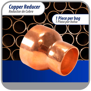 Appli Parts AP-R218138 2-1/8 x 1-3/8 in Reducing Bushing Copper pipe fittings C x C Sweat connections for refrigeration, air conditioning and plumbing applications ACR and Type L copper pipe