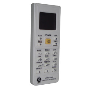 Appli Parts APRC-4000B Universal Air Conditioning Remote Control, 1.5 in LCD, Celsius, 4,000 Frequencies Appli Parts APRC-4000B Universal Air Conditioning Remote Control, 1.5 in LCD, Celsius, 4,000 Frequencies