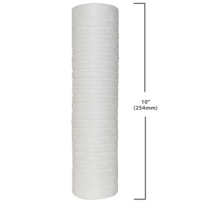 Appli Parts APFC-105P 4 Pack 10 in Sediment Water Filter Replacement Cartridge Compatible with RO Units and Sediment Filtration Systems 5 Micron  Appli Parts APFC-105P 4 Pack 10 in Sediment Water Filter Replacement Cartridge Compatible with RO Units and Sediment Filtration Systems 5 Micron