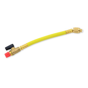 Appli Parts APMG-H06630 Charging Hose 1/4 x 1/4 in SAE with Shut Off Valve 6 in long for Refrigeration Service Appli Parts APMG-H06630 Charging Hose 1/4 x 1/4 in SAE with Shut Off Valve 6 in long for Refrigeration Service
