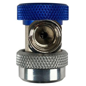 Appli Parts APQC-13LH Quick Coupler R-134a Low for Automotive Air Conditioning Charging and Service Blue 1/4 in Bronze Adapter Appli Parts APQC-13LH Quick Coupler R-134a Low for Automotive Air Conditioning Charging and Service Blue 1/4 in Bronze Adapter