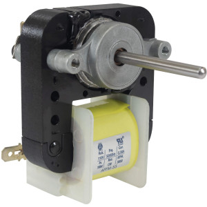 Appli Parts APFM-55 18 W Fan Motor, 110 V, 50/60 Hz, 0.38 A, 3000 rpm, CW rotation Universal replacement intended for Refrigerator Evaporator, Blade not included replaces original part numbers WR60X203, 305540, PS304745, WR60X0191, WR60X0203, WR60X19