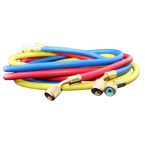 Appli Parts APMG-H60630 60 in Long 1/4 in SAE Refrigerant Hoses for use with HVAC Manifold gauges, Multiple Refrigerant, rated 600-3000psi for Charging and Servicing Refrigeration systems Appli Parts APMG-H60630 60 in Long 1/4 in SAE Refrigerant Hoses for use with HVAC Manifold gauges, Multiple Refrigerant, rated 600-3000psi for Charging and Servicing Refrigeration systems
