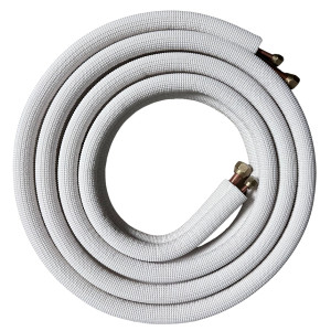 Appli Parts APLS-K38583813 Kit de Tuberia Mini Split 3/8 x 5/8 in, 4 m, con Aislante 3/8, Manguera Desague, Cinta Momia y Cinta Teflon
