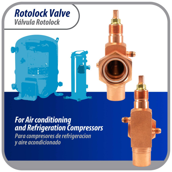 Appli Parts Rotolock Valve V06 In X 1/2 In ODF Solder