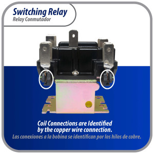 Appli Parts APSWR-342 Rele de conmutacion 90-342, uso general, DPDT, Doble Polo, Doble Tiro, bobina de 208/240V, CA, aplicacion HVAC y otras instalaciones electricas generales. Remplaza APSR-342