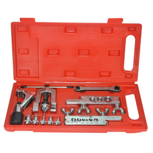 Appli Parts APT-FT278 Flaring and Swage Tool kit for copper, plastic, aluminum pipe and other soft metal tube with cutter and ratchet wrench for HVAC and other applications