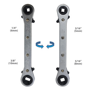 Appli Parts APT-FT278 Flaring and Swage Tool kit for copper, plastic, aluminum pipe and other soft metal tube with cutter and ratchet wrench for HVAC and other applications