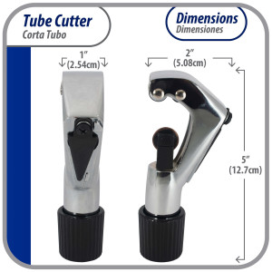 Appli Parts APT-TC274 Corta Tubo para Cobre, Aluminio, Acero, PVC y otros tubos de metal blando desde 1/8 pulg hasta 1-1/8 pulg (4-28 mm) para Profesionales y Bricolaje Appli Parts APT-TC274 Corta Tubo para Cobre, Aluminio, Acero, PVC y otros tubos de metal blando desde 1/8 pulg hasta 1-1/8 pulg (4-28 mm) para Profesionales y Bricolaje