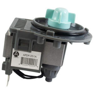 Appli Parts APDP-351A Motor Bomba Drenaje Lavadora EAU61383503 35 W, 110 V, 60 Hz Compatible con LG EAU62263303, 4681EA2001C, 4681EA2001S, 4681EA2002H, 4681EA2001V, 4681EA2002D, LP3503